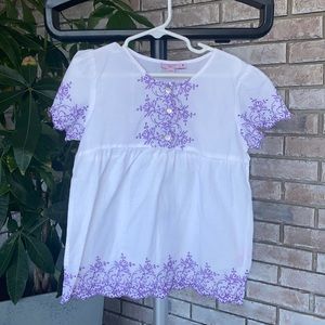 👧🏻👚 Girls Calypso Enfant embroidered blouse